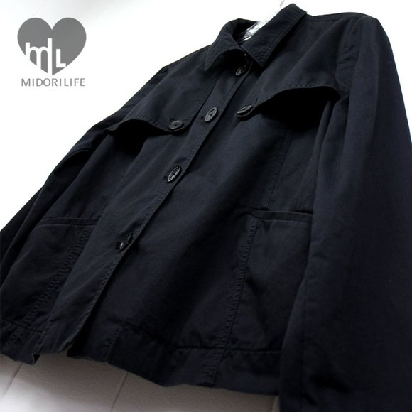 MICHAEL MICHAEL KORS Cropped Coat Button-down Jacket - Picture 3 of 6